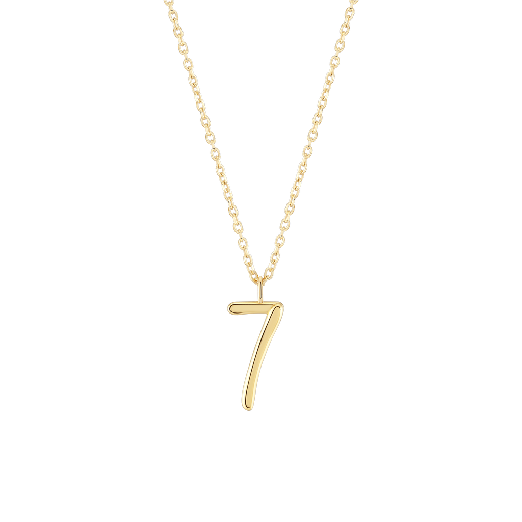 Number 7 Necklace