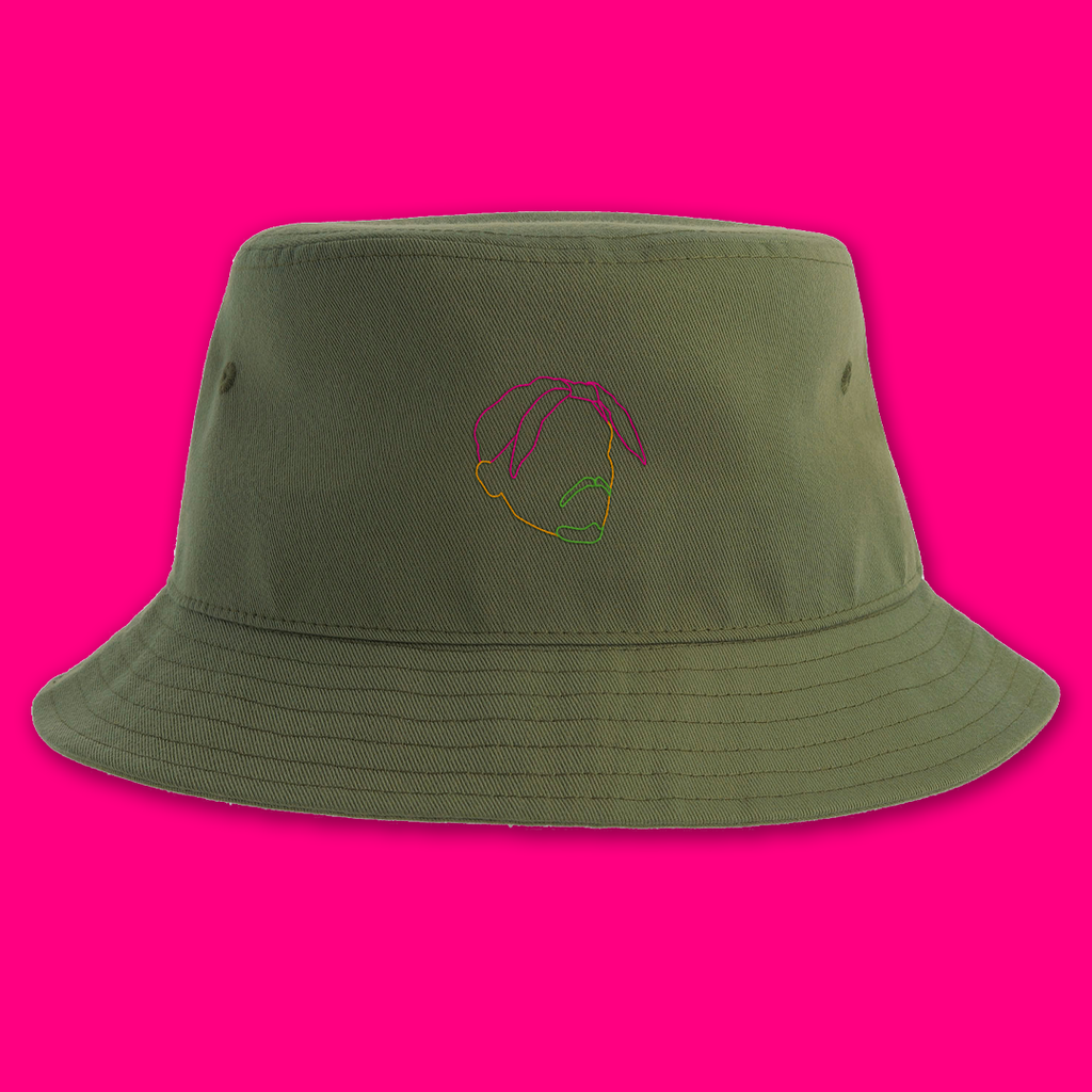 Oakland olive bucket hat