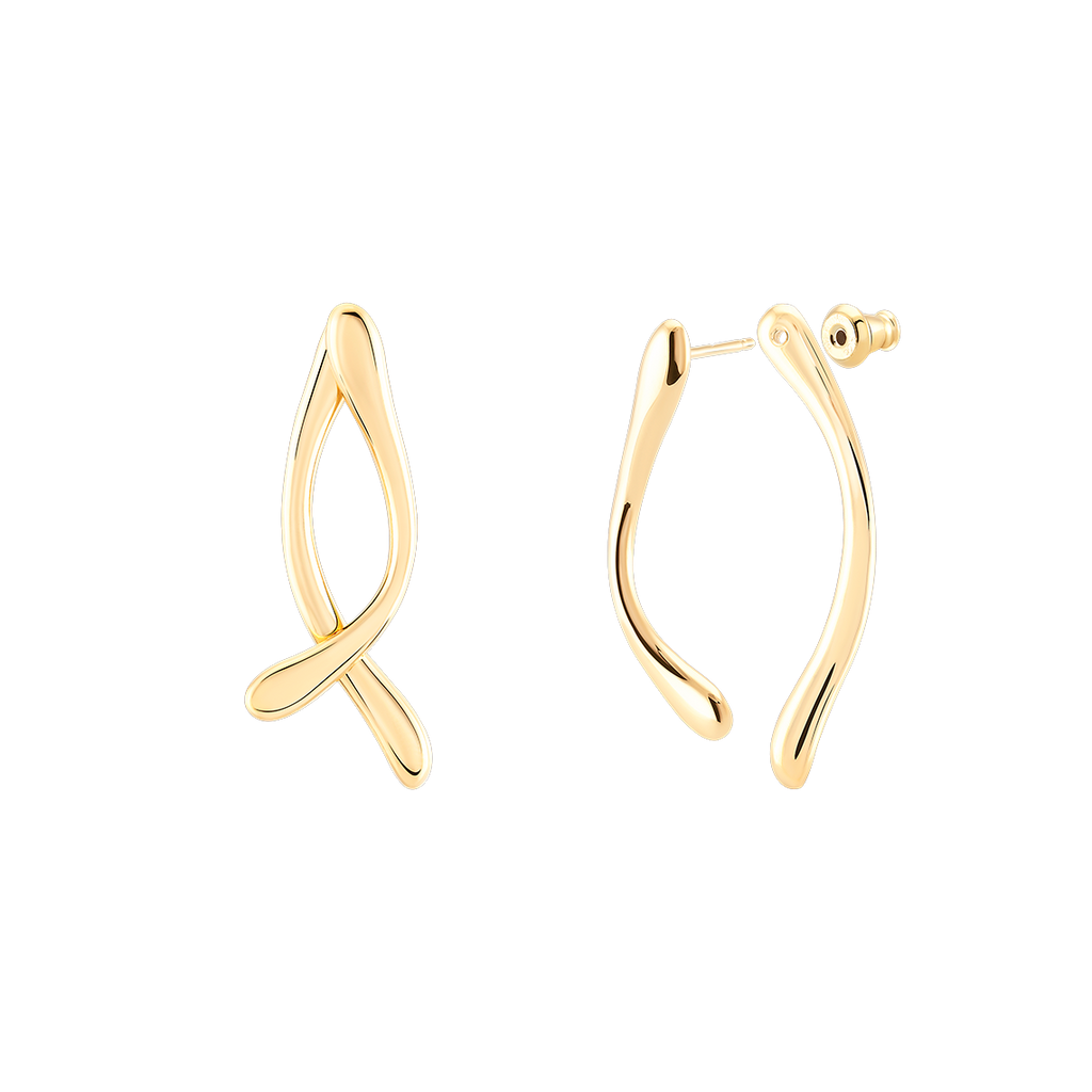Double Boomerang Earrings