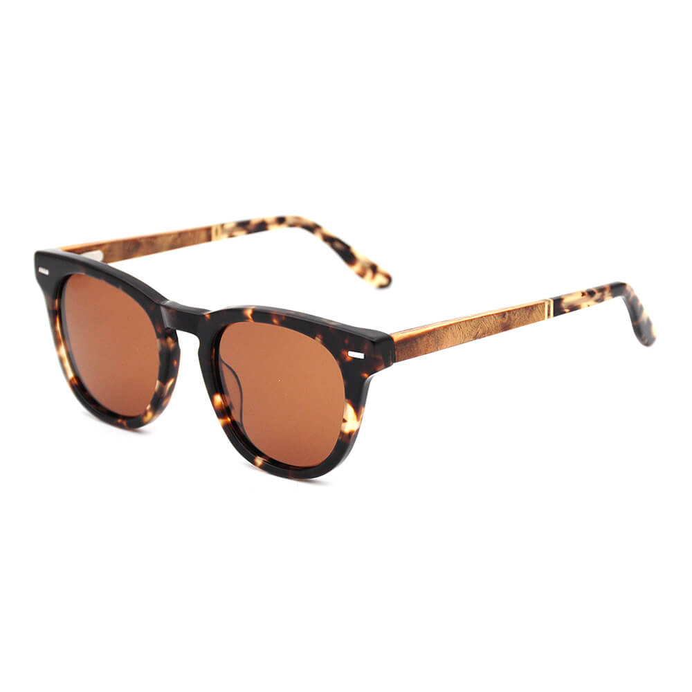 Bilke - Unisex Wood and Bio-Acetate Sunglasses