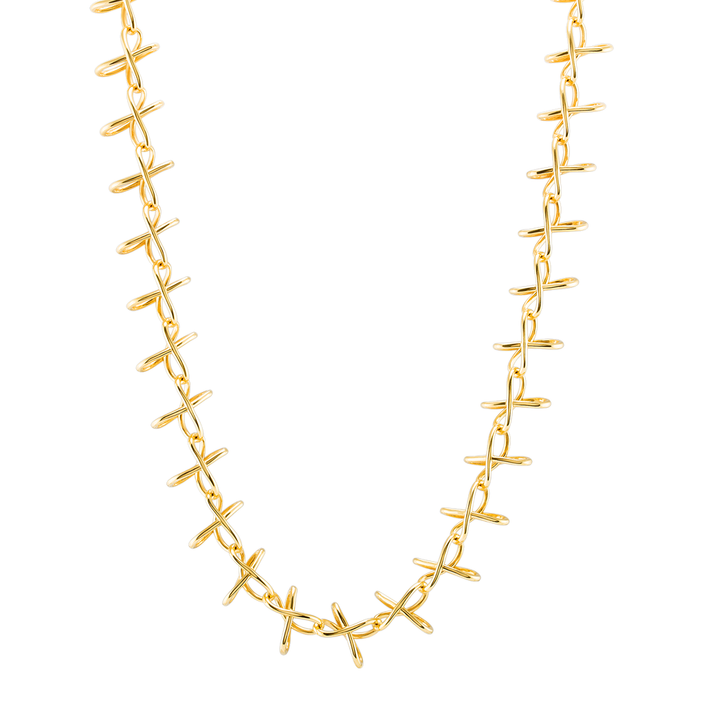 Interlinked Necklace 18K Solid Gold